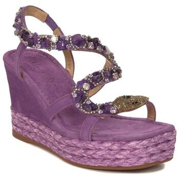 Sandalen met sleehak ALMA EN PENA V23514Violet