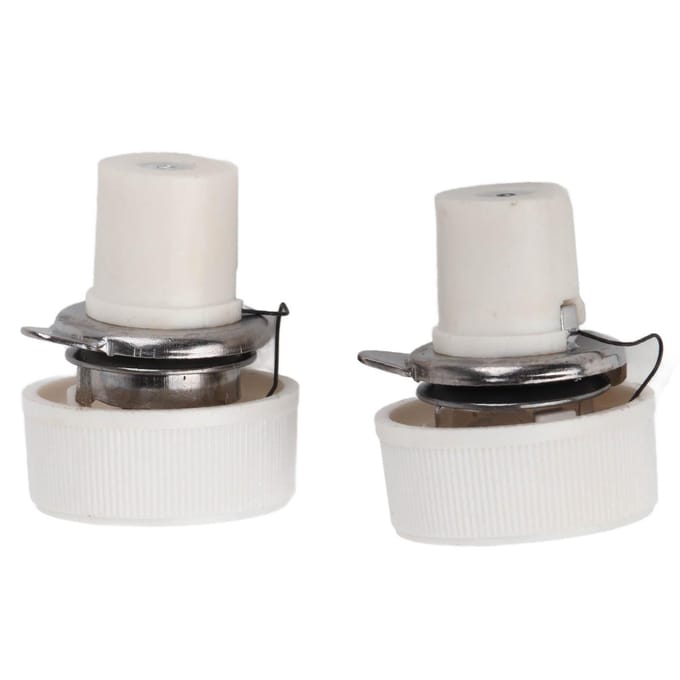 Lot de 2 tendeurs de fil à coudre en acier inoxydable 307, facile à utiliser, pour plusieurs applications white