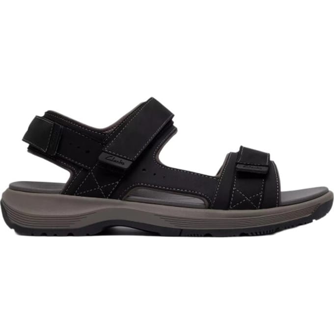 Clarks Guideview Trek - heren sandaal - Zwart - maat 41 (EU) 7 (UK)