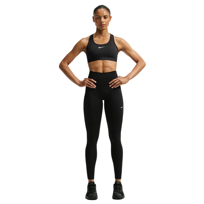 Nike One Leggings Dames - Zwart - Maat 42 - Katoen Jersey