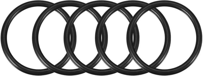 Dailygoods- O-ring 5 Stuks - Nitrilrubber - 95 mm Buitendiameter - 87 mm Binnendiameter - 4 mm Breed - Afdichtingsset - Afdichtring