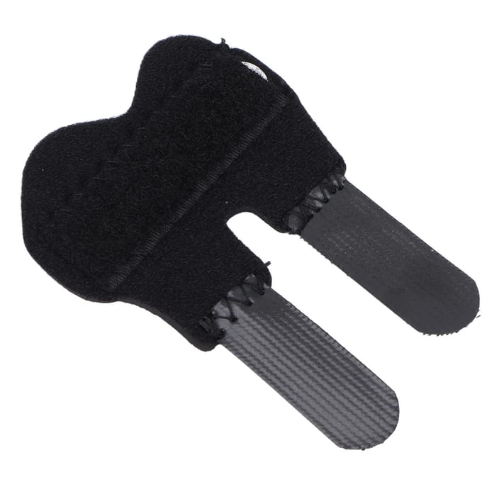 Vingerspalk Kinderen Verstelbare Aluminiumlegering Vingercorrectiestrap Beschermhoes black