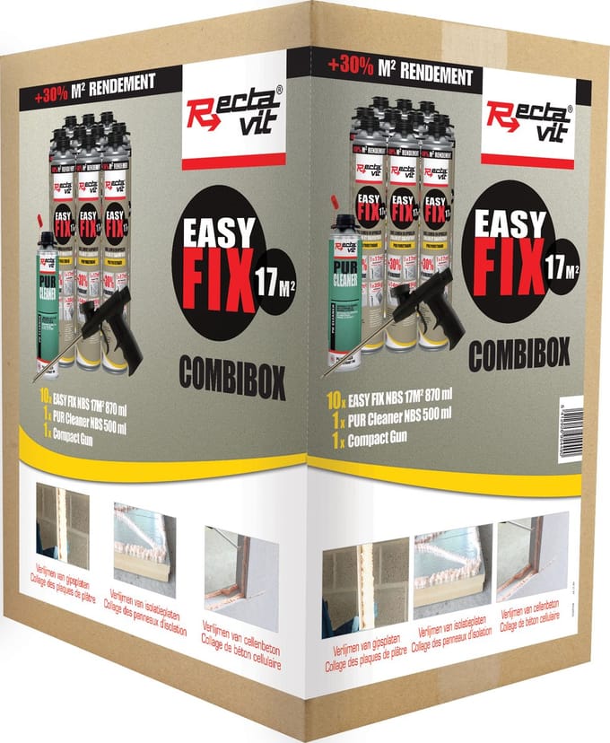Rectavit Easy Fix + (17m²) - Combibox - NBS
