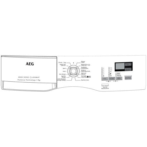 AEG controlepaneel, greeplijst, AEG, NL,FR 140144234022