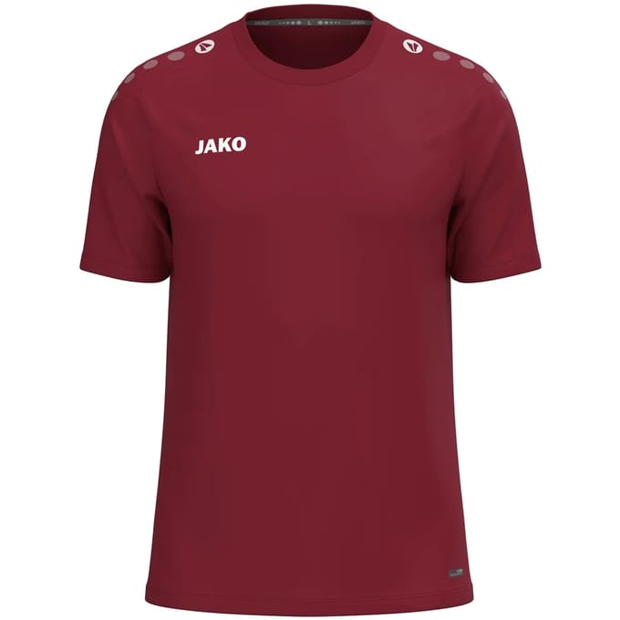 Jako One T-Shirt Heren - Bordeaux | Maat: L
