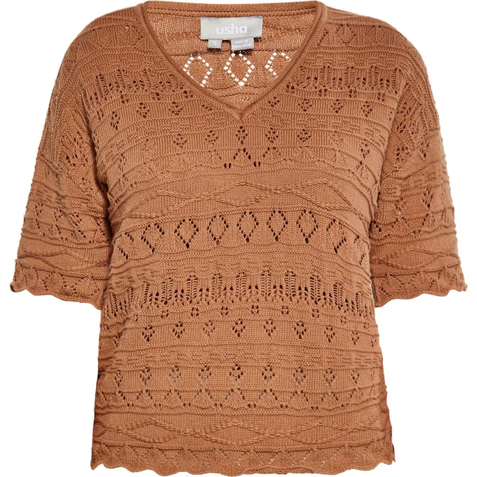 usha Jumper Dames Kameel