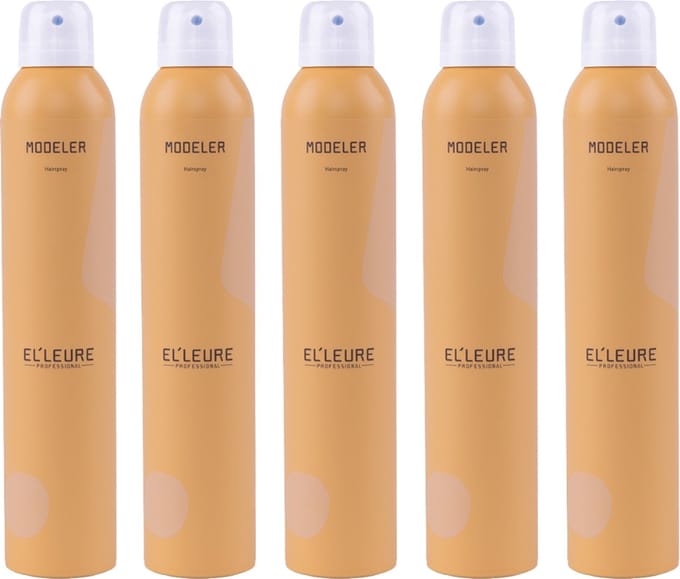 10x Elleure Modeler Haarlak 300ml