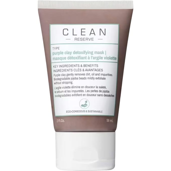 Nettoyant, Réserve - Argile Pourpre, Détoxifiant, Masque à l'Argile, 59 ml