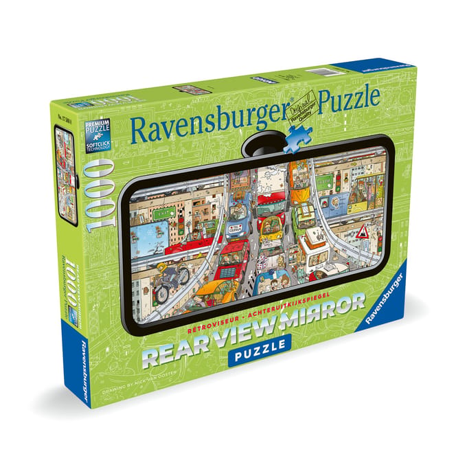 Ravensburger Rear view mirror Puzzle Verkeerschaos - Legpuzzel - 1000 stukjes