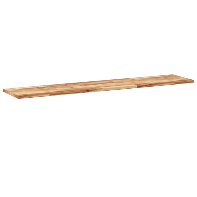 vidaXL - Wandschappen - 2 - st - zwevend - olieafwerking - 140x30x2 - cm - acaciahout
