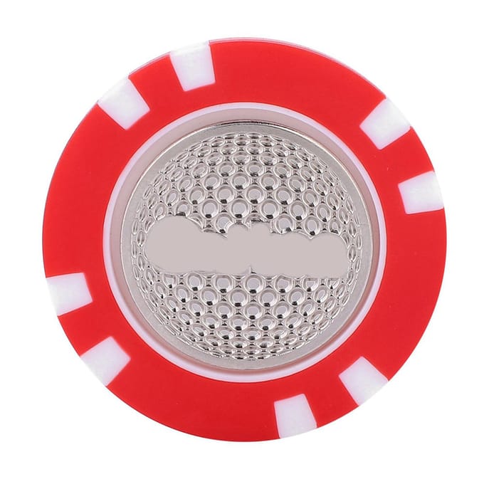 CAITON Golf Poker Chip Duurzaam ABS Golf Markering Niveau Bal Markering Golfer Cadeau Rood rood
