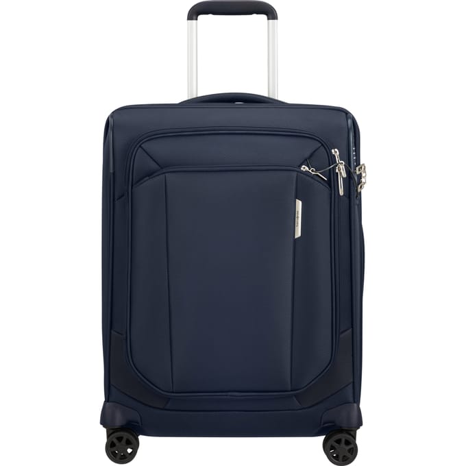 Samsonite Koffer Met Laptopvak - Respark Spinner 55/20 Df Exp (Handbagage) Midnight Blue