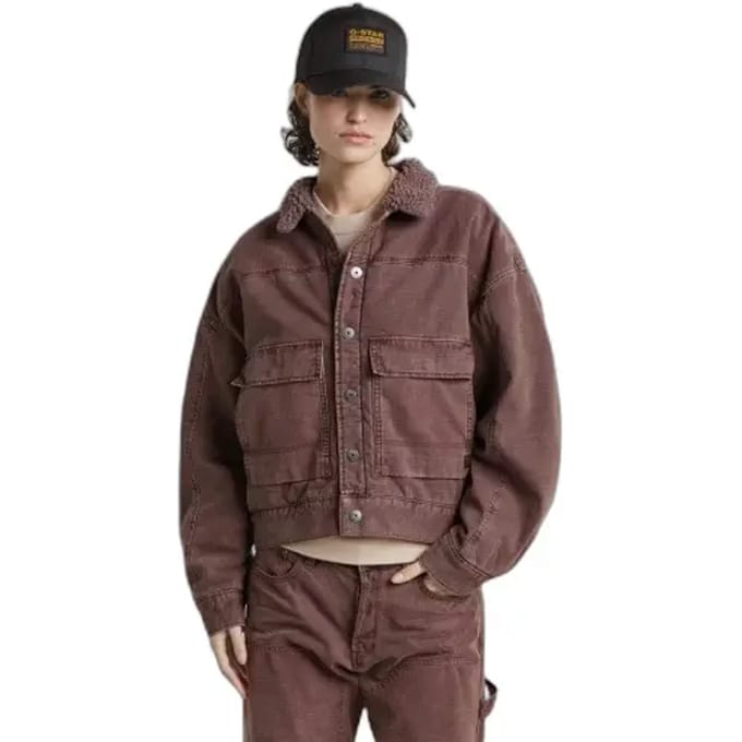 Dames spijkerjack G-Star Drifter Sherpa