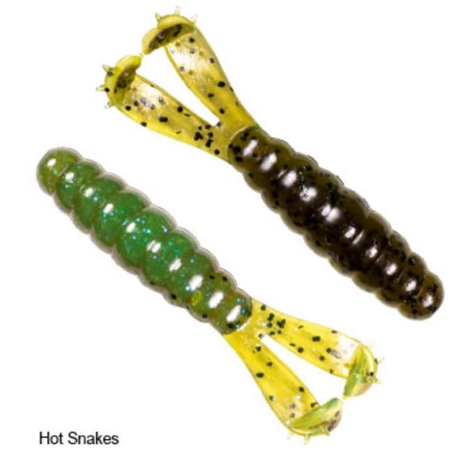 Leurre souple Zman Baby Goat 3 pouces 6/paquet Hot Snakes (4240) gray