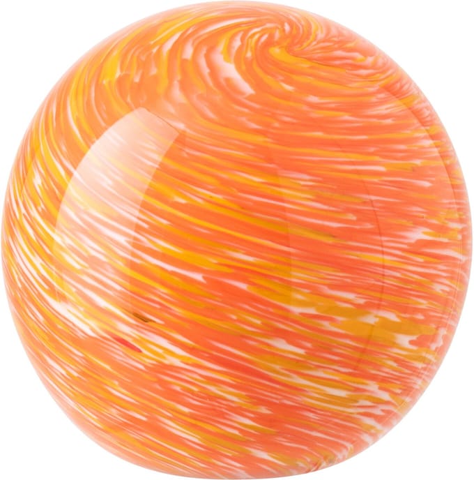 J-Line presse-papier Bal - glas - oranje - medium