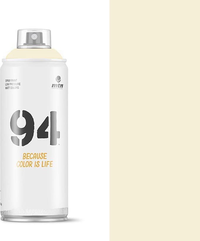 MTN94 Placebo Grijze spuitverf - 400ml lage druk en matte afwerking