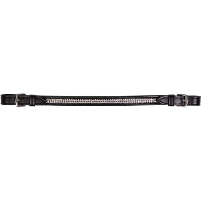 QHP - Bokriem Rhinestone - Zwart