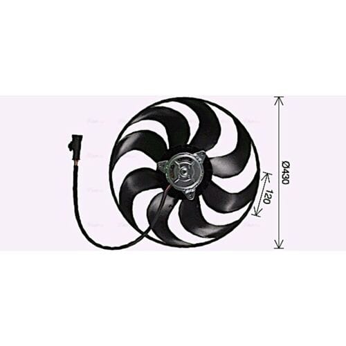 Koelventilatorwiel, motorkoeling AVA COOLING PE7559