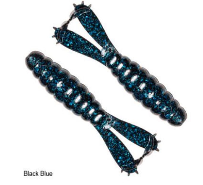 Zman Leurre Souple Baby Goat 3 Pouce 6/Pack Noir Bleu (4141)