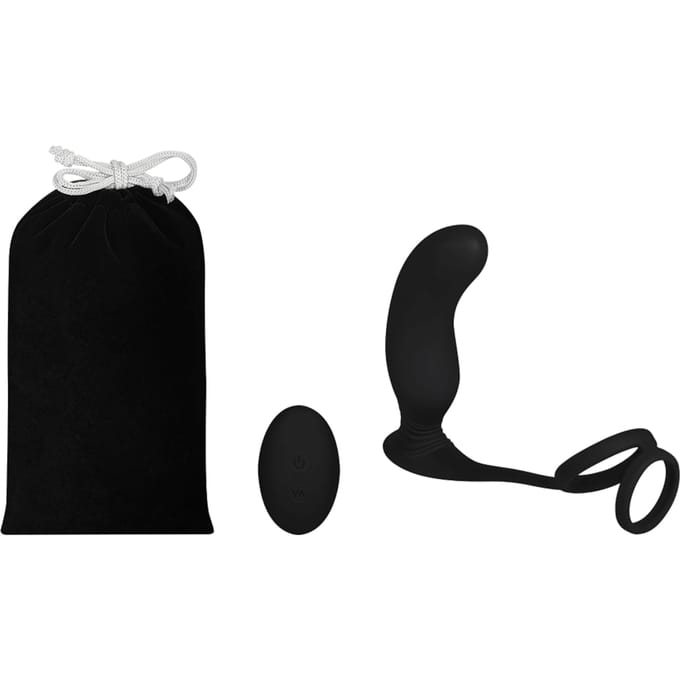 Love to Love - Double Game - Prostaatvibrator Met Cockring - Zwart