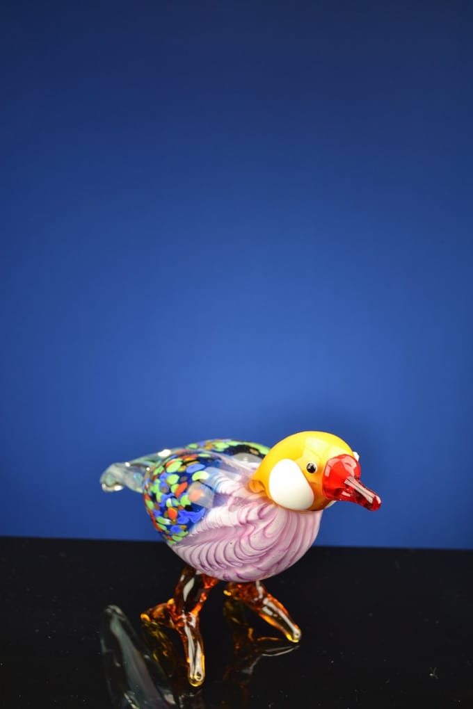 Luxe Kristallen Vogel – Kleurrijk en Speels Design