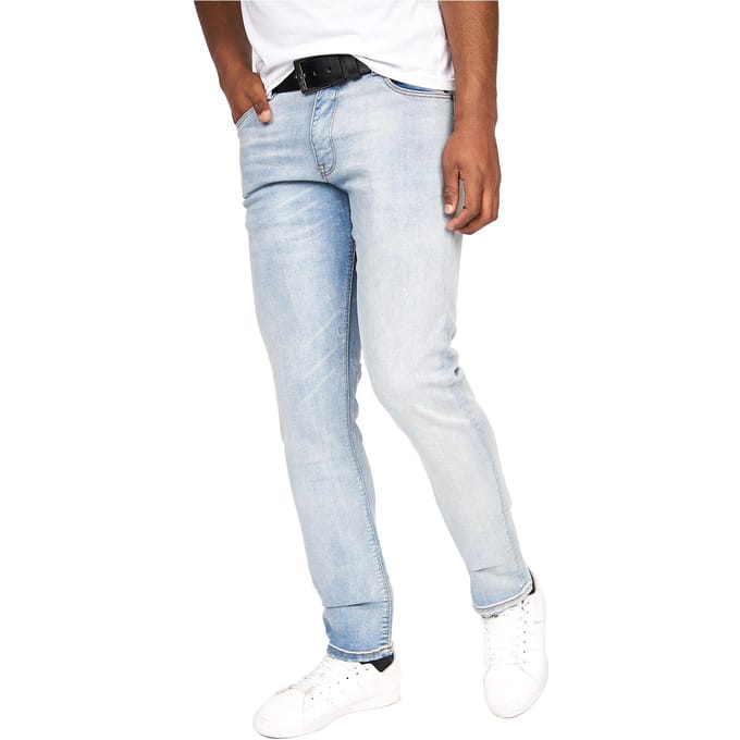Crosshatch Heren Cadman Rechte Jeans (Lichte wasbeurt)