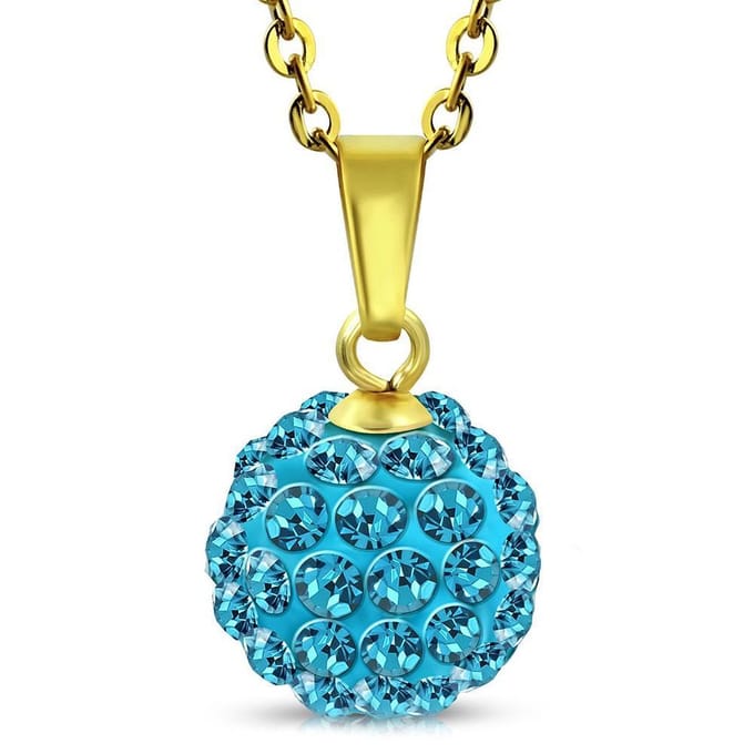 Amanto Ketting Cava Aqua G - 316L Staal PVD - Ø12mm - 45cm