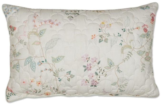 Sierkussen Pip Studio Kili Flower Quilted Cushion - Wit