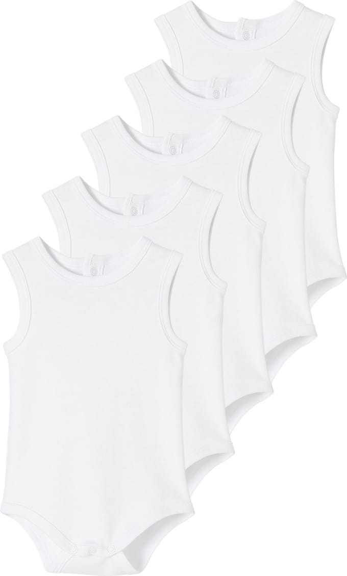 Vertbaudet Set van 5 interlock rompertjes voor baby