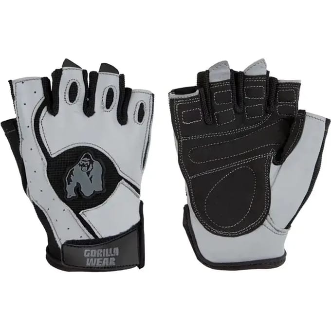 Gorilla Wear Mitchell Training Handschoenen - Zwart/Grijs - S