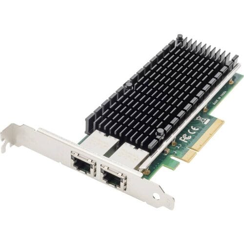 DIGITUS - network adapter - PCIe - 10 Gigabit Ethernet x 2