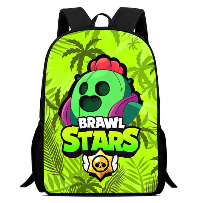 Brawl Stars Schooltas Hoge Definitie Print Multi-Functioneel Lichtgewicht Rugzak