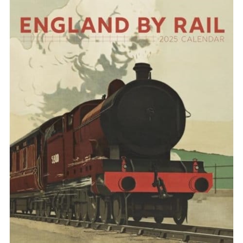 England By Rail 2025 Wall Calendar - Pomegranate