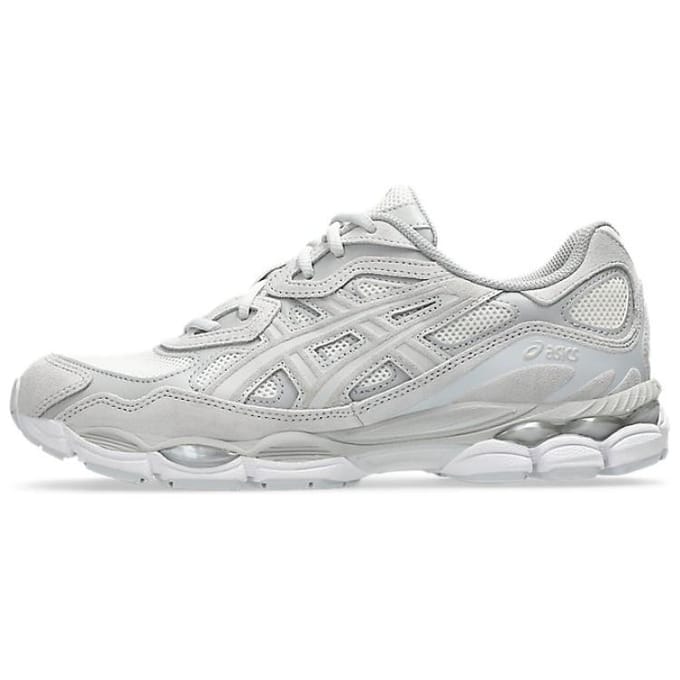 Asics GEL NYC Baskets de Course Décontractées Basse Unisexes Gris Blanc 1203A663101 42.5 white