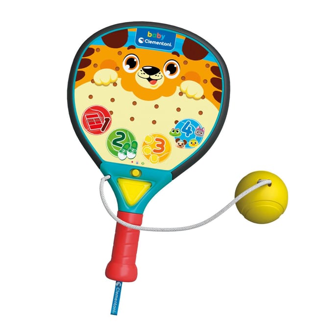 Interactieve Baby Padel - Clementoni - Interactieve en educatieve inhoud - Eerste kennismaking met sport - Geluiden - Lichten - Vanaf 12 maanden