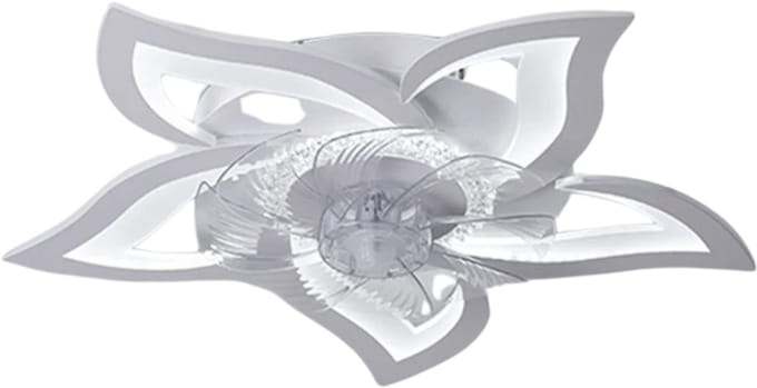 Nivard Plafondventilator - Met Verlichting - Plafond Ventilator - Met Lamp - Plafonniere Met Ventilator - Met Licht - Wit