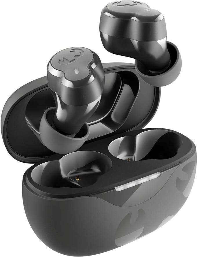 Fresh 'n Rebel Twins Breez – Compacte Draadloze Bluetooth Oordopjes - 30 uur Speeltijd - Storm Grey