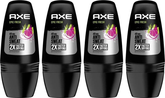 Axe Deo Roller - Epic Fresh - 4 x 50 ml