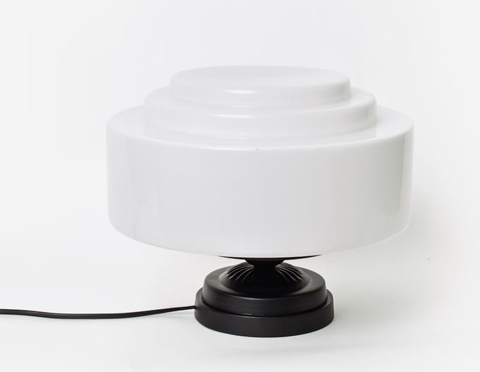 Lage Tafellamp Getrapt Ø 25 Moonlight - Art Deco Trade