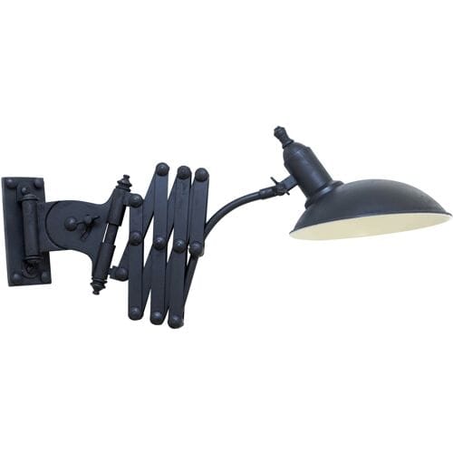 KS Verlichting Wandlamp Jazz Antiek Zwart