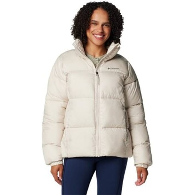 Columbia Puffect II Full Zip Jacket 2090291278, Vrouwen, Beige, Jasje, maat: L