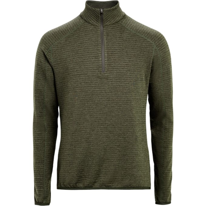 The Mountain Studio Mens Light Tech Fleece Half Zip