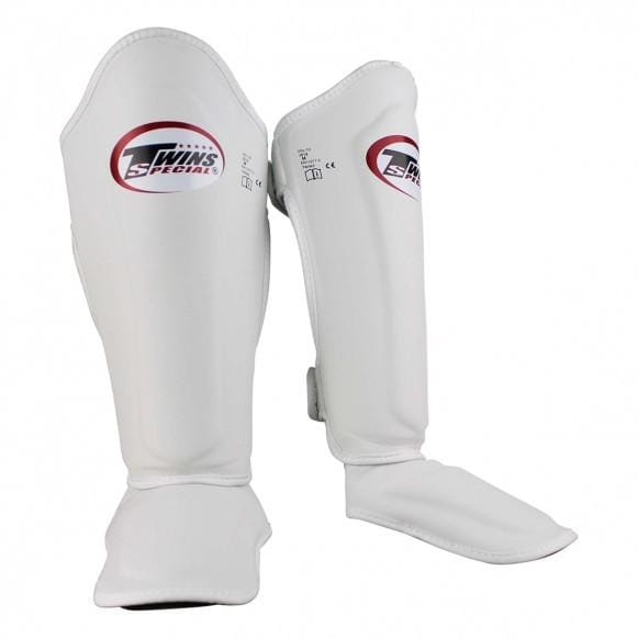 Twins Special SGL-7 Scheenbeschermers Wit – Muay Thai & Kickboksen – Maat M