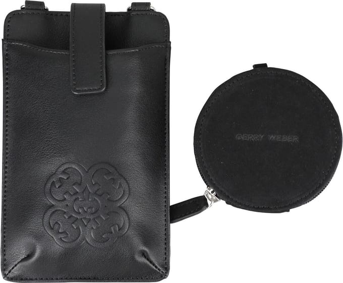 GERRY WEBER Schoudertas Utensil zak Remix Multipocketbag Black Zwart