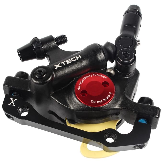Fiets Hydraulische Schijfrem Voor Achter Remklauwen Fietsen MTB Vouwfiets Front caliper zwart