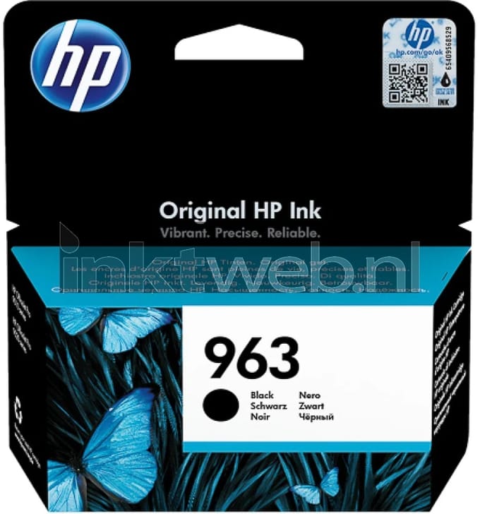 Inktcartridge hp 3ja26ae 963 zwart