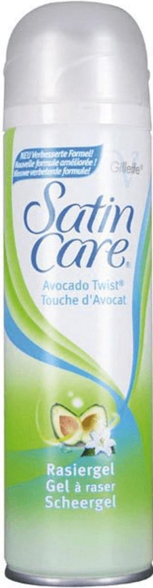 Gillette - Satin Care - Avocado Twist - Scheergel - 200ml