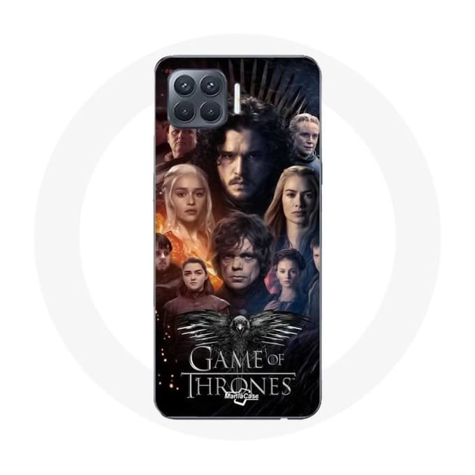 Coque - Game of Thrones - Oppo A93 - Rigide - Logo Aigle Gris - Protection Adulte