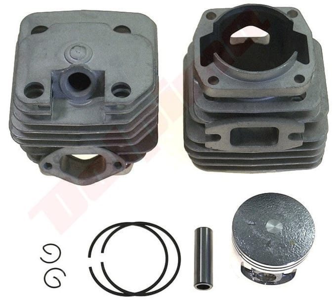 Cilinder met zuiger passend op Chinese kettingzaag 45,2mm 58cc