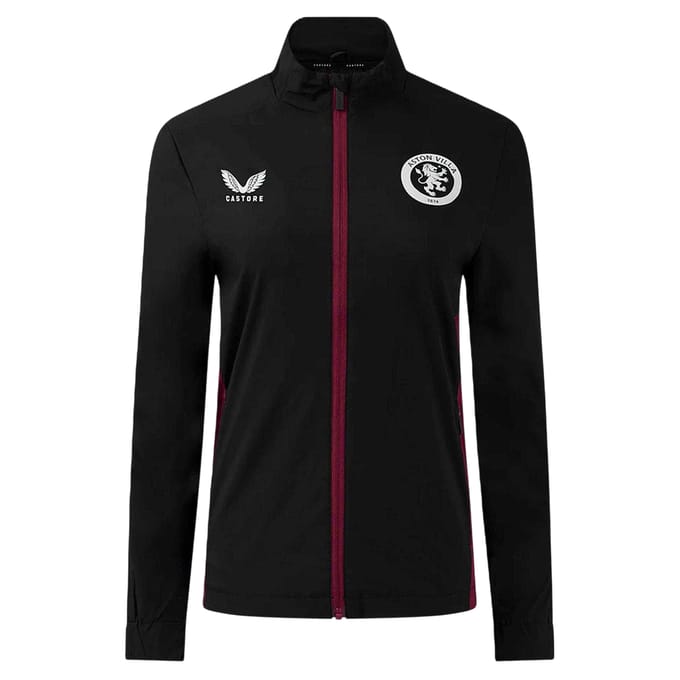 Castore Aston Villa FC-trainingsjas voor dames (Kaviaar)